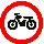 Знак 3.5 «Движение мотоциклов запрещено»