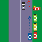 опасность столкновения при выезде другого автомобиля справа